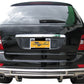 Vanguard Stainless Steel Rear Guards Rear Bumper Guards Bumper Guard for 2007-2011 mercedes-benz ml63 amg nan