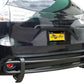 Vanguard Black Powdercoat Rear Guards Rear Bumper Guards Bumper Guard for 2004-2020 toyota sienna nan