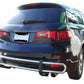 Vanguard Stainless Steel Rear Guards Rear Bumper Guards Bumper Guard for 2007-2012 acura rdx nan