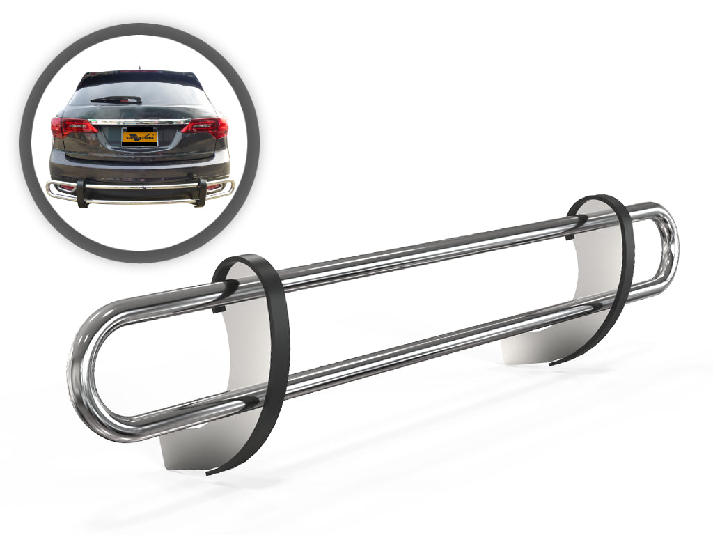 Vanguard Stainless Steel Rear Guards Rear Bumper Guards Bumper Guard for 2013-2018 acura rdx nan