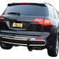 Vanguard Stainless Steel Rear Guards Rear Bumper Guards Bumper Guard for 2013-2018 acura rdx nan