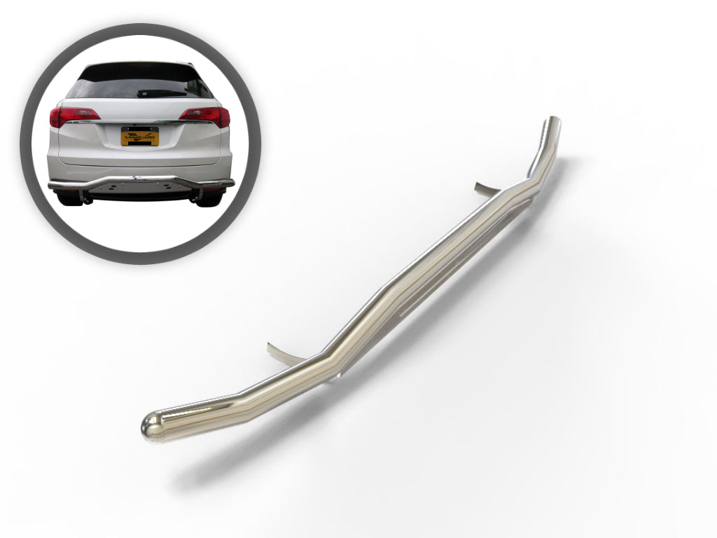 Vanguard Stainless Steel Rear Guards Rear Bumper Guards Bumper Guard for 2014-2020 acura mdx nan