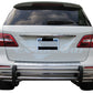 Vanguard Stainless Steel Rear Guards Rear Bumper Guards Bumper Guard for 2016-2016 mercedes-benz gle450 amg nan
