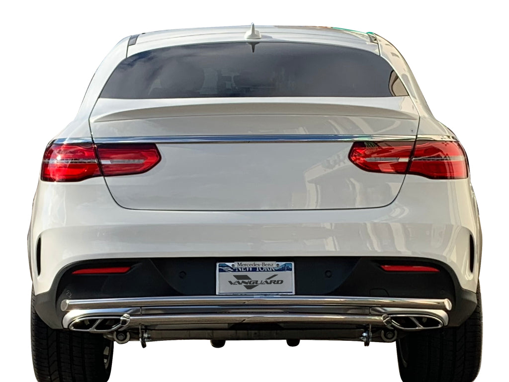 Vanguard Stainless Steel Rear Guards Rear Bumper Guards Bumper Guard for 2016-2019 mercedes-benz gle63 amg nan