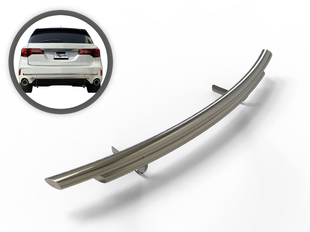 Vanguard Stainless Steel Rear Guards Rear Bumper Guards Bumper Guard for 2018-2024 volkswagen tiguan nan