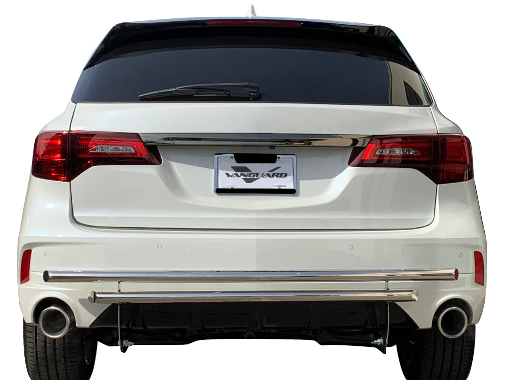 Vanguard Stainless Steel Rear Guards Rear Bumper Guards Bumper Guard for 2018-2024 volkswagen tiguan nan