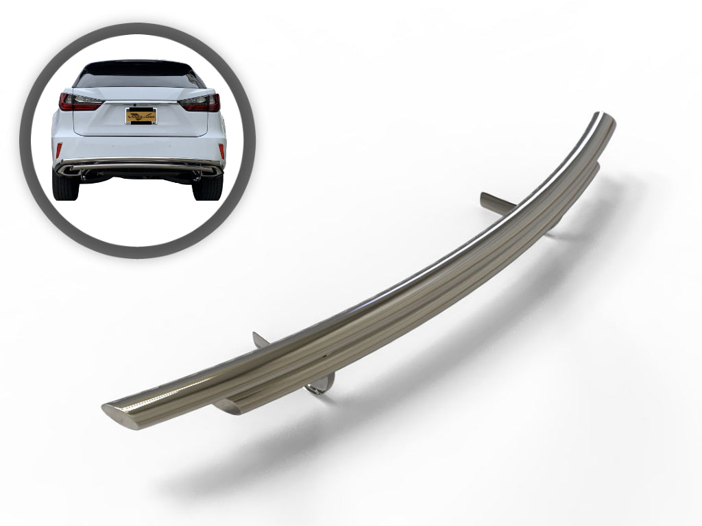 Vanguard Stainless Steel Rear Guards Rear Bumper Guards Bumper Guard for 2016-2022 lexus rx350 nan