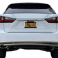 Vanguard Stainless Steel Rear Guards Rear Bumper Guards Bumper Guard for 2016-2022 lexus rx350 nan