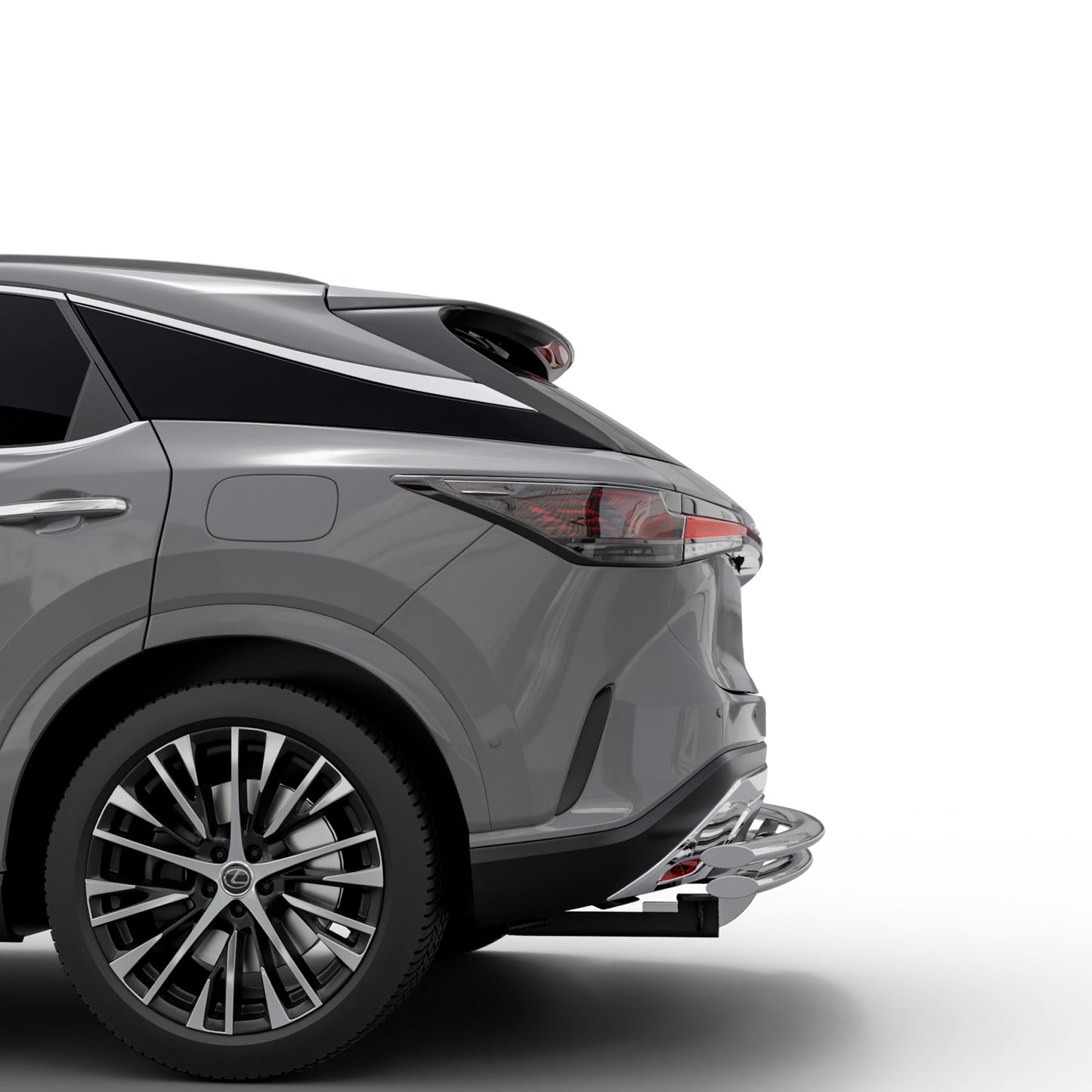 Vanguard Stainless Steel Rear Guards Rear Bumper Guards Bumper Guard for 2024-2025 lexus rx450h+ nan