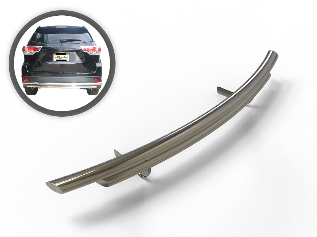 Vanguard Stainless Steel Rear Guards Rear Bumper Guards Bumper Guard for 2004-2006 lexus rx330 nan