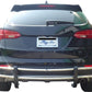 Vanguard Stainless Steel Rear Guards Rear Bumper Guards Bumper Guard for 2013-2018 hyundai santa fe nan