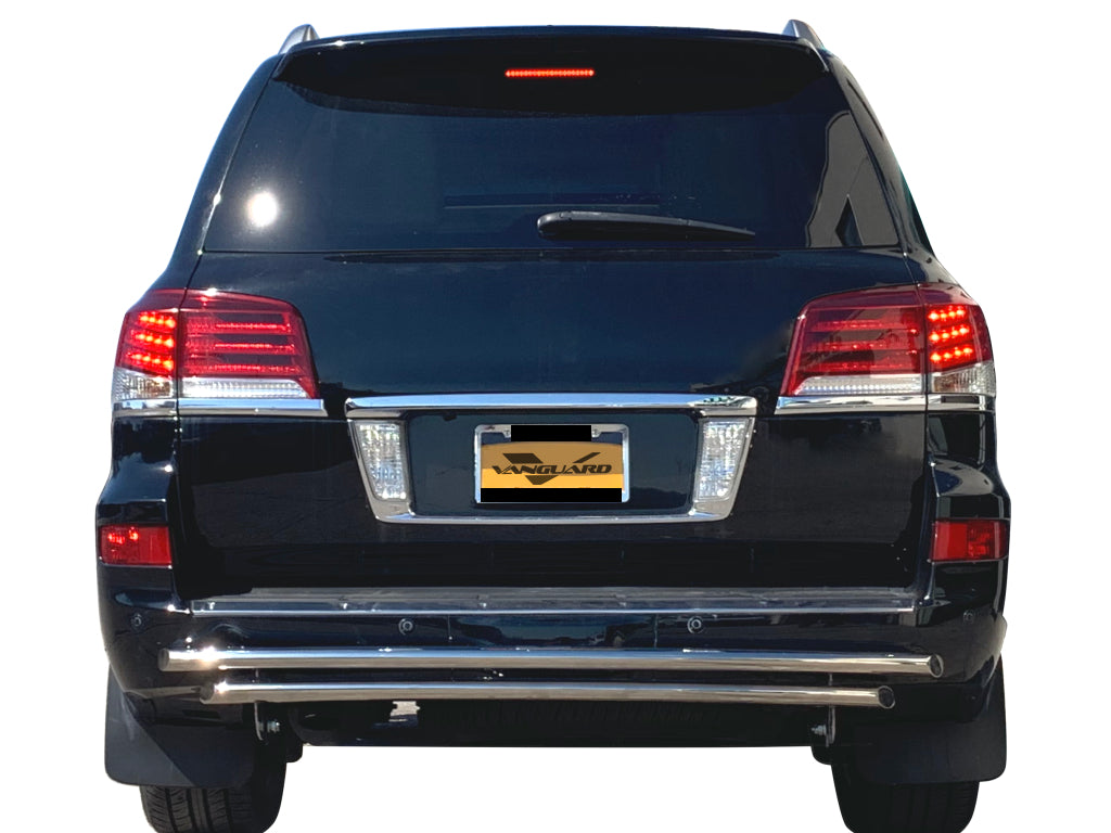 Vanguard Stainless Steel Rear Guards Rear Bumper Guards Bumper Guard for 2008-2011 lexus lx570 nan