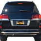 Vanguard Stainless Steel Rear Guards Rear Bumper Guards Bumper Guard for 2013-2021 lexus lx570 nan