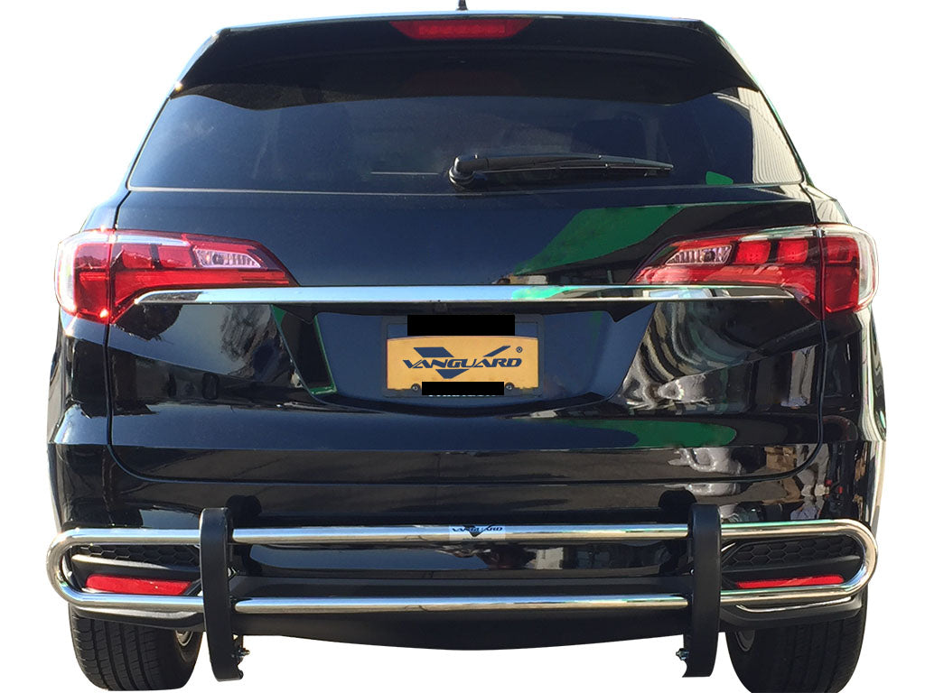 Vanguard Stainless Steel Rear Guards Rear Bumper Guards Bumper Guard for 2007-2013 subaru forester nan