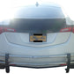 Vanguard Stainless Steel Rear Guards Rear Bumper Guards Bumper Guard for 2010-2013 acura zdx nan