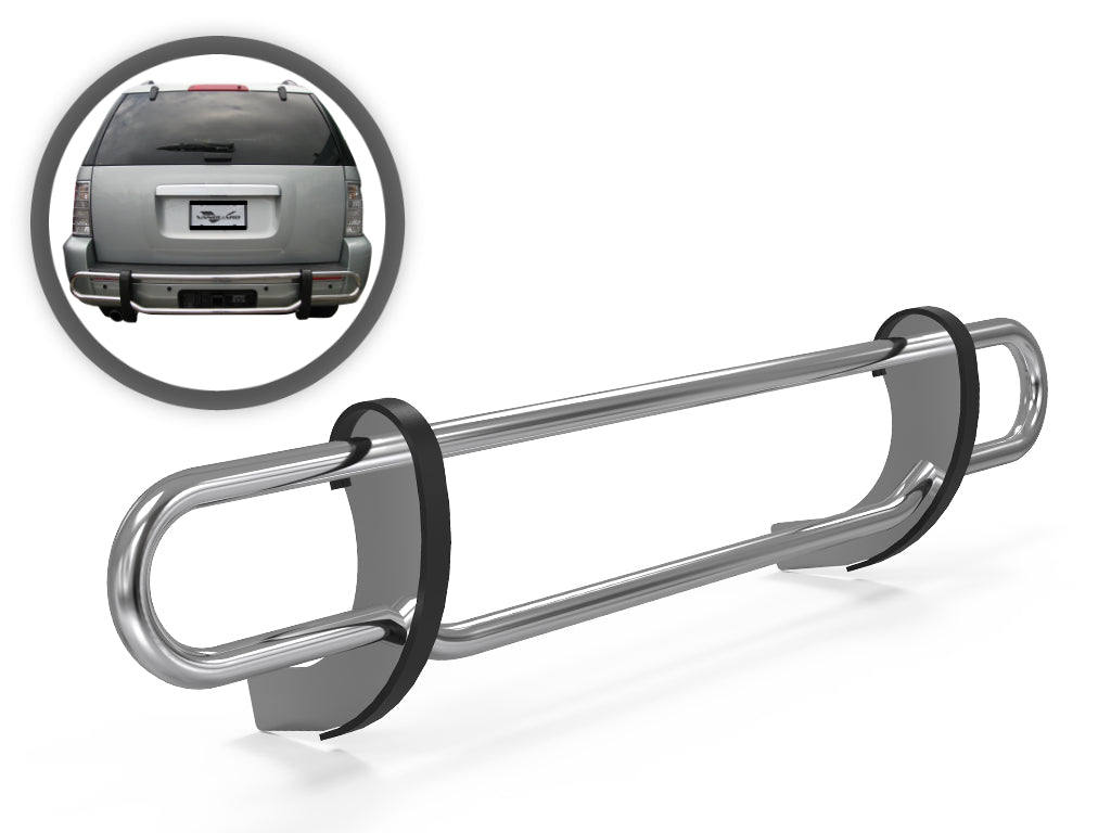 Vanguard Stainless Steel Rear Guards Rear Bumper Guards Bumper Guard for 2013-2024 ford escape nan
