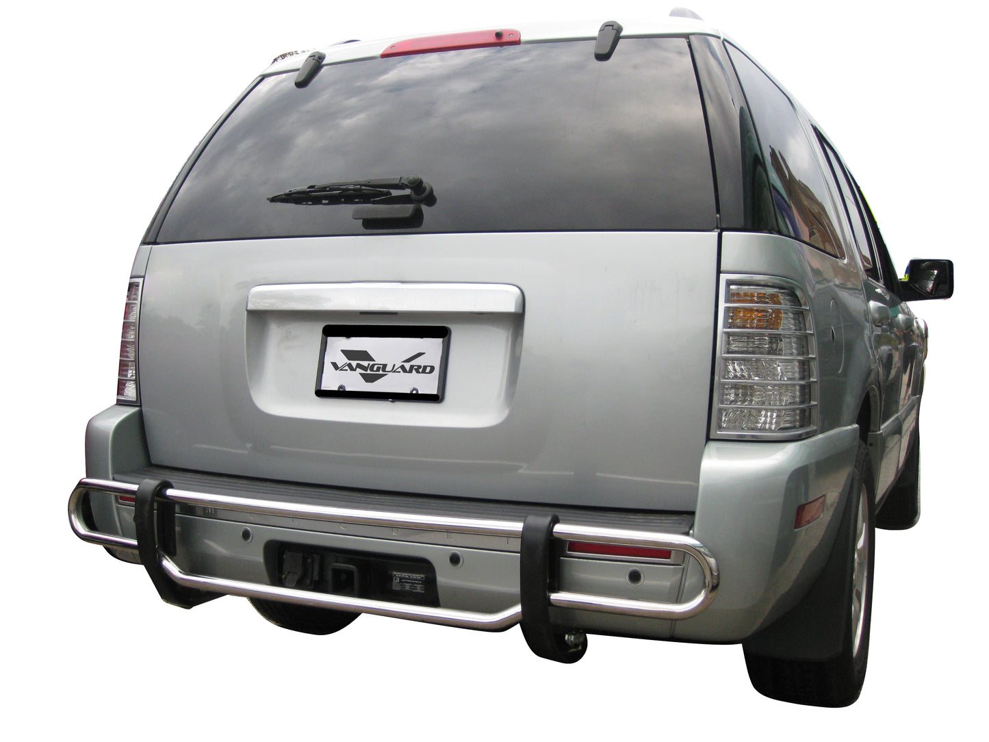 Vanguard Stainless Steel Rear Guards Rear Bumper Guards Bumper Guard for 2013-2024 ford escape nan