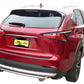 Vanguard Stainless Steel Rear Guards Rear Bumper Guards Bumper Guard for 2010-2017 jeep grand cherokee nan