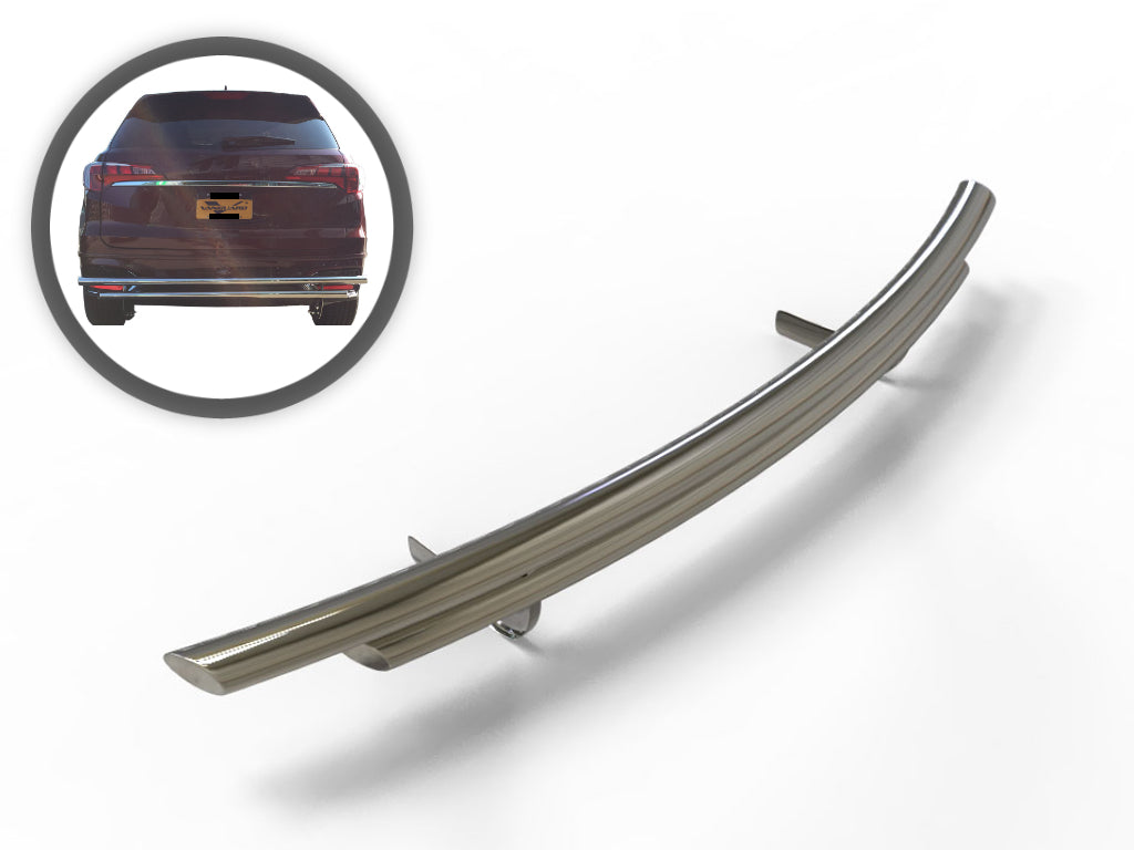 Vanguard Stainless Steel Rear Guards Rear Bumper Guards Bumper Guard for 2013-2018 acura rdx nan
