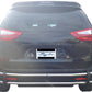 Vanguard Stainless Steel Rear Guards Rear Bumper Guards Bumper Guard for 2011-2018 toyota sienna nan