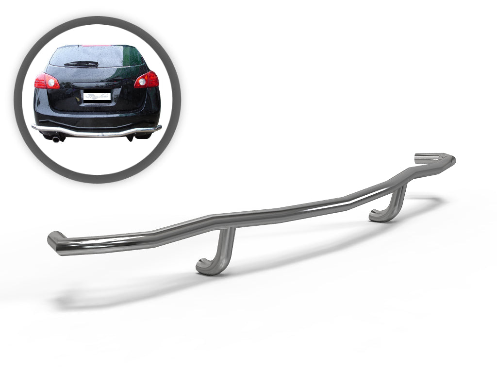 Vanguard Stainless Steel Rear Guards Rear Bumper Guards Bumper Guard for 2008-2013 nissan rogue nan