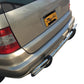 Vanguard Stainless Steel Rear Guards Rear Bumper Guards Bumper Guard for 2002-2005 mercedes-benz ml500 nan