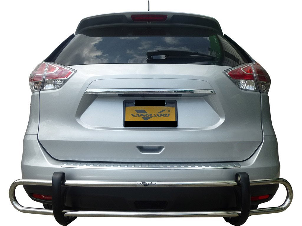 Vanguard Stainless Steel Rear Guards Rear Bumper Guards Bumper Guard for 2014-2018 nissan rogue nan