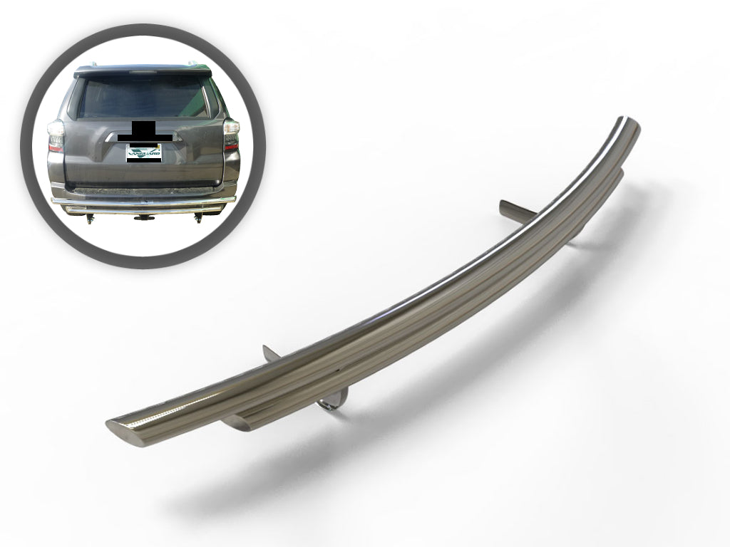 Vanguard Stainless Steel Rear Guards Rear Bumper Guards Bumper Guard for 2003-2009 lexus gx470 nan