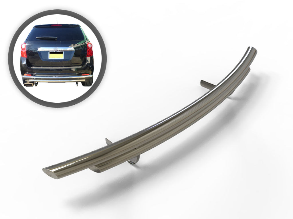 Vanguard Stainless Steel Rear Guards Rear Bumper Guards Bumper Guard for 2010-2017 gmc terrain nan