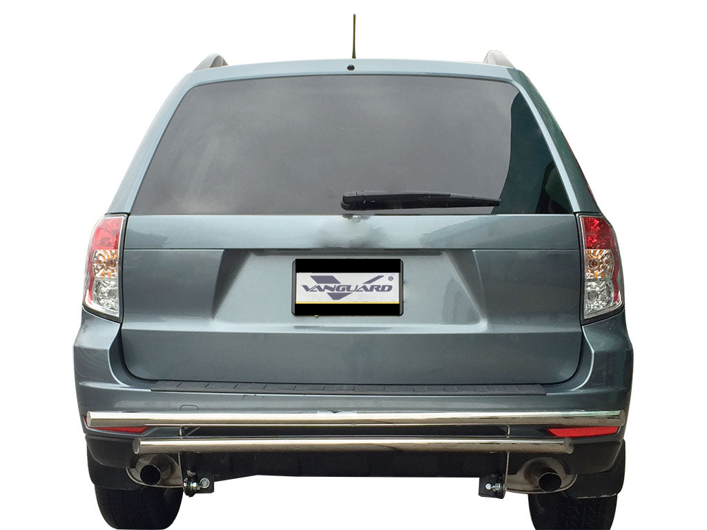 Vanguard Stainless Steel Rear Guards Rear Bumper Guards Bumper Guard for 2014-2018 subaru outback nan