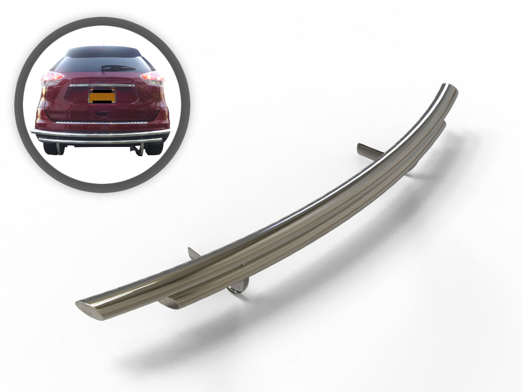 Vanguard Stainless Steel Rear Guards Rear Bumper Guards Bumper Guard for 2021-2024 nissan rogue nan