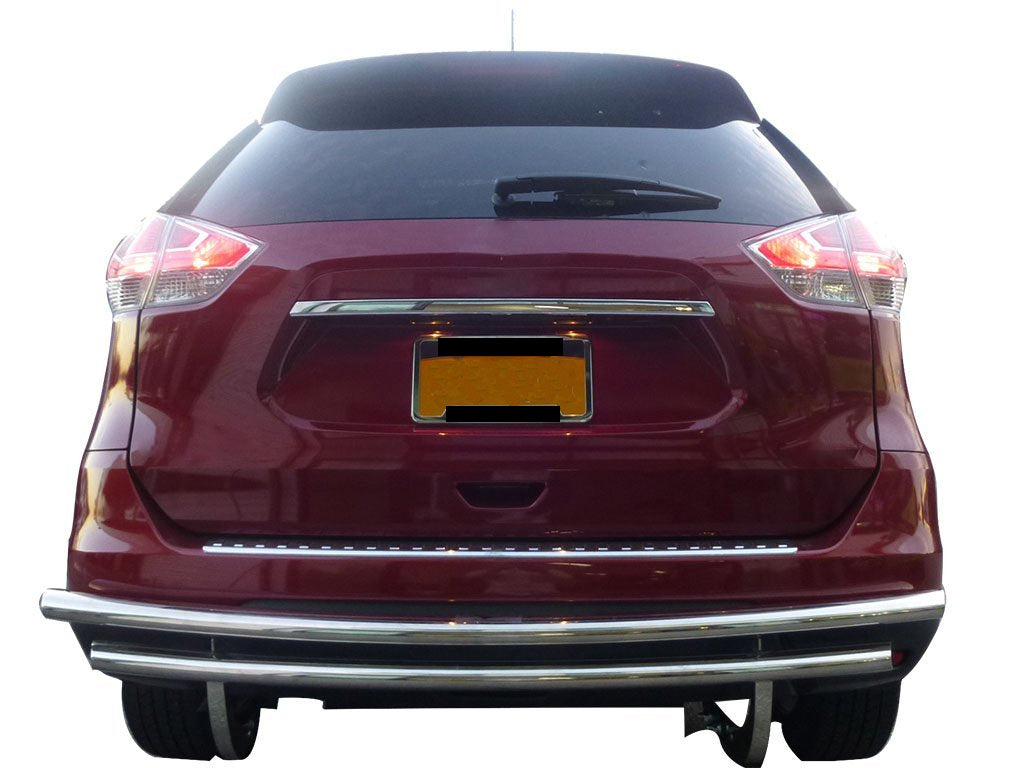 Vanguard Stainless Steel Rear Guards Rear Bumper Guards Bumper Guard for 2021-2024 nissan rogue nan