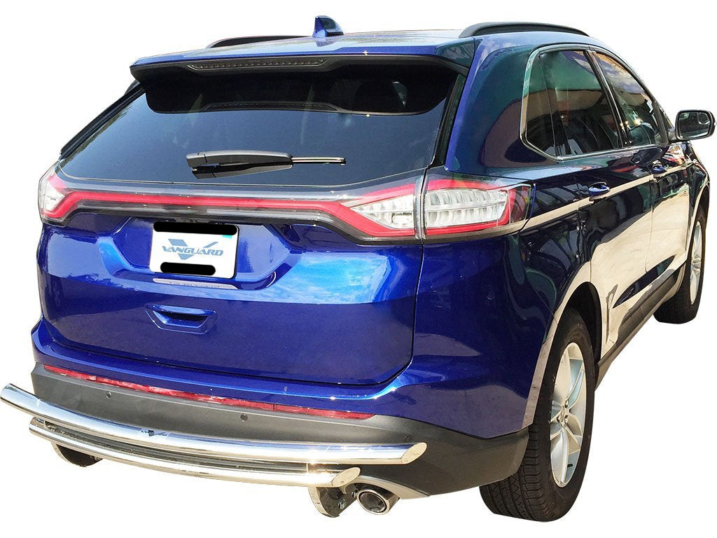 Vanguard Stainless Steel Rear Guards Rear Bumper Guards Bumper Guard for 2020-2024 ford explorer nan