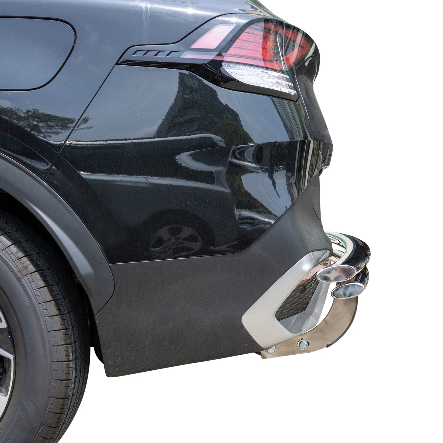 Vanguard Stainless Steel Rear Guards Rear Bumper Guards Bumper Guard for 2023-2025 kia sportage nan