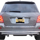 Vanguard Stainless Steel Rear Guards Rear Bumper Guards Bumper Guard for 2014-2015 mercedes-benz glk350 nan