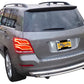 Vanguard Stainless Steel Rear Guards Rear Bumper Guards Bumper Guard for 2014-2015 mercedes-benz glk350 nan