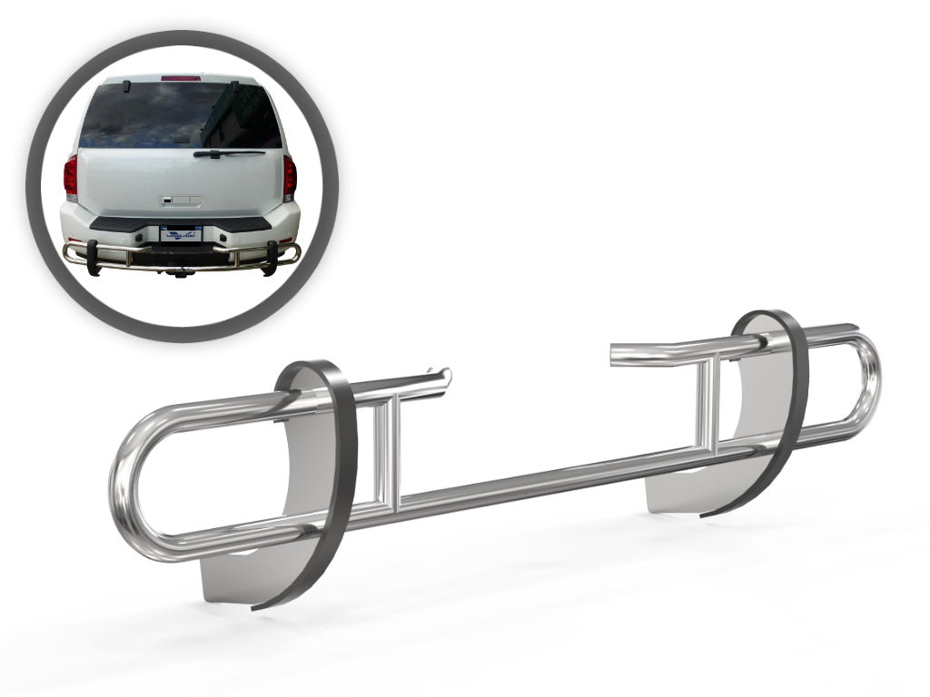 Vanguard Stainless Steel Rear Guards Rear Bumper Guards Bumper Guard for 2005-2015 nissan armada nan