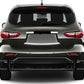 Vanguard Black Powdercoat Rear Guards Rear Bumper Guards Bumper Guard for 2013-2013 infiniti jx35 nan