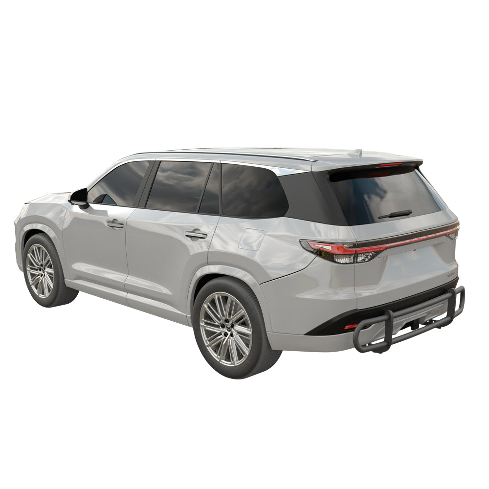 Vanguard Black Powdercoat Rear Guards Rear Bumper Guards Bumper Guard for 2024-2025 lexus tx350 nan