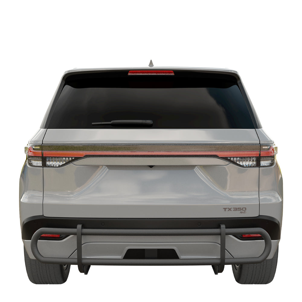 Vanguard Black Powdercoat Rear Guards Rear Bumper Guards Bumper Guard for 2024-2025 lexus tx350 nan
