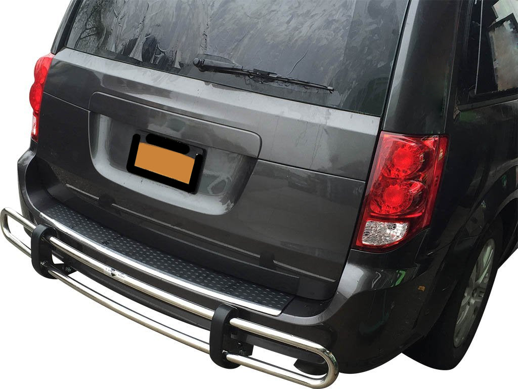 Vanguard Stainless Steel Rear Guards Rear Bumper Guards Bumper Guard for 2008-2020 dodge grand caravan nan