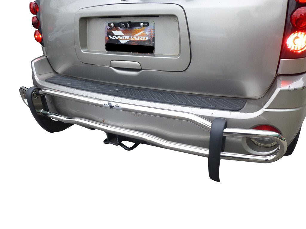 Vanguard Stainless Steel Rear Guards Rear Bumper Guards Bumper Guard for 2002-2009 chevrolet trailblazer nan