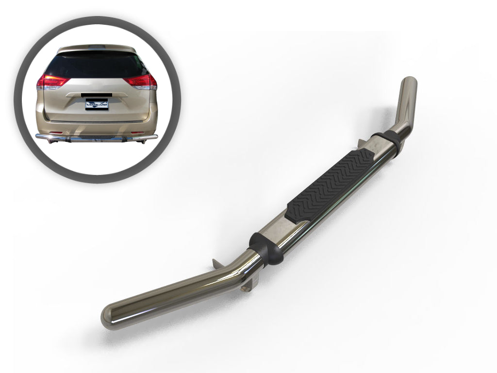 Vanguard Stainless Steel Rear Guards Rear Bumper Guards Bumper Guard for 2011-2013 infiniti qx56 nan