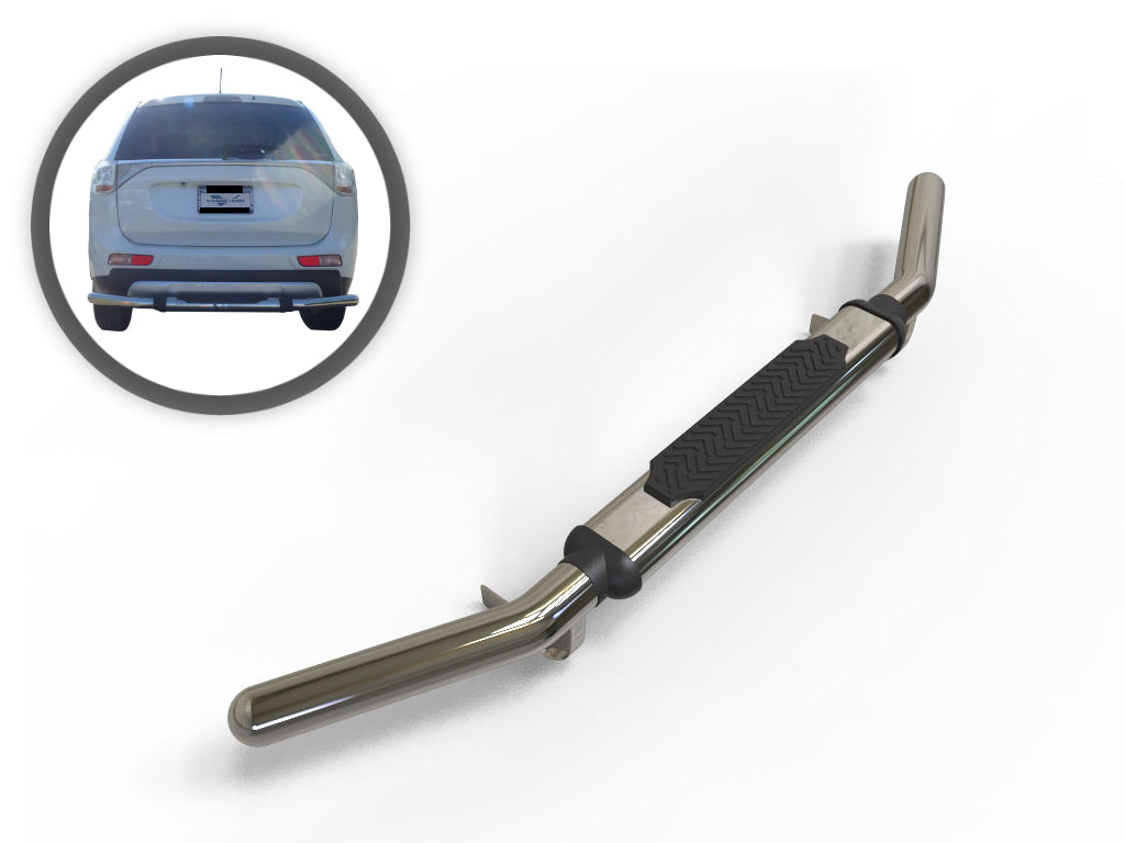 Vanguard Stainless Steel Rear Guards Rear Bumper Guards Bumper Guard for 2007-2014 mazda cx-9 nan