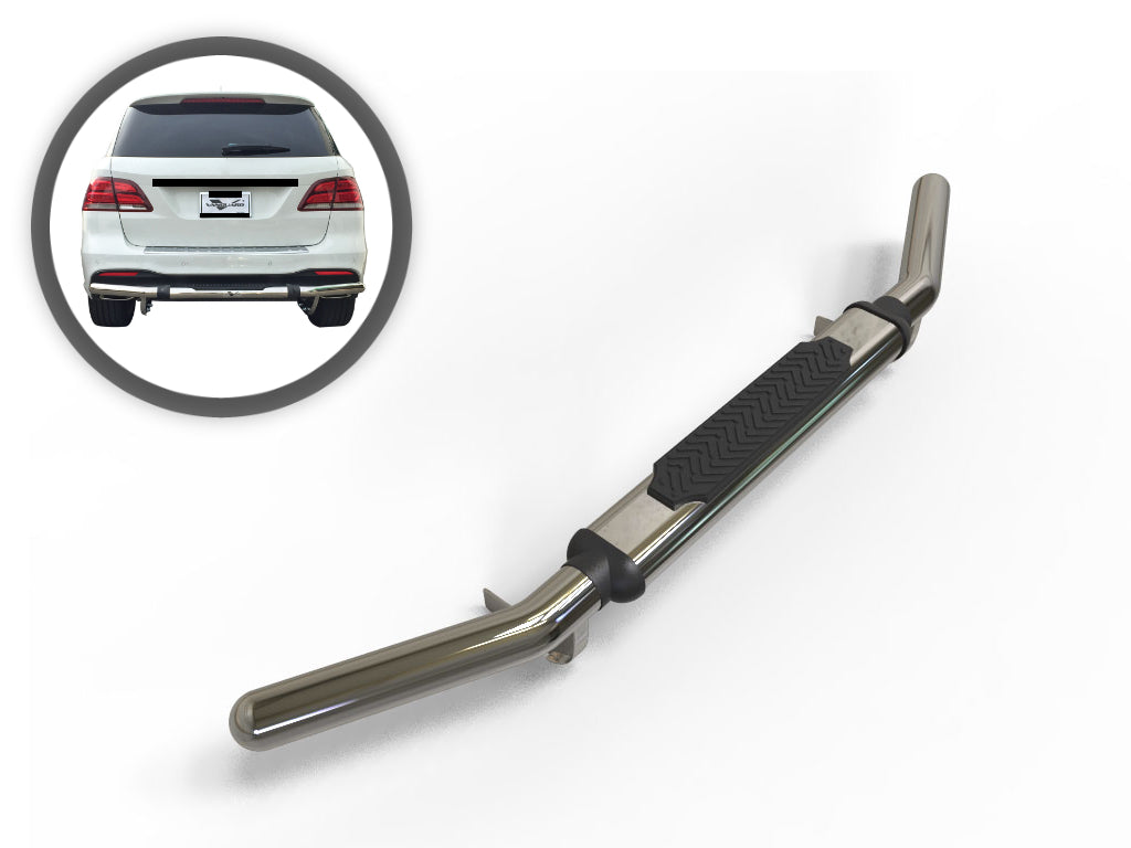 Vanguard Stainless Steel Rear Guards Rear Bumper Guards Bumper Guard for 2012-2015 mercedes-benz ml63 amg nan