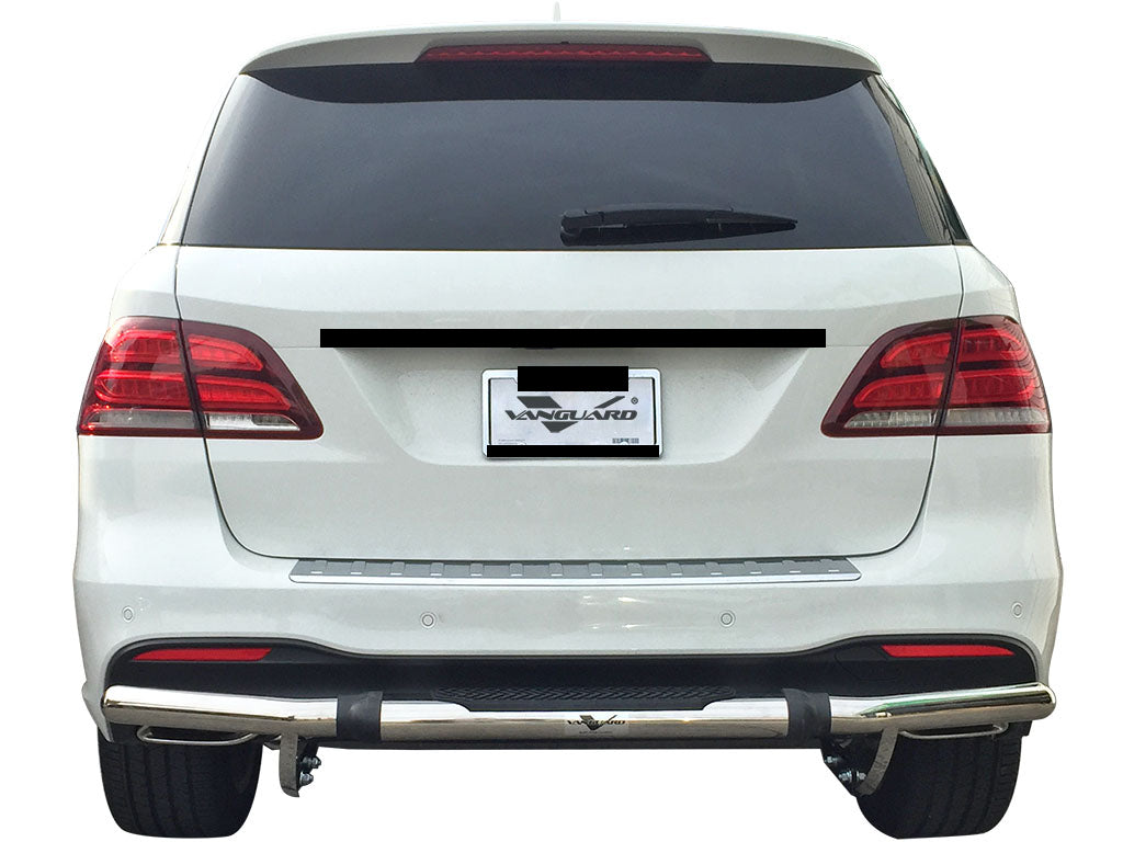 Vanguard Stainless Steel Rear Guards Rear Bumper Guards Bumper Guard for 2013-2016 mercedes-benz gl550 nan