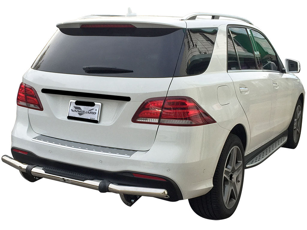Vanguard Stainless Steel Rear Guards Rear Bumper Guards Bumper Guard for 2013-2016 mercedes-benz gl550 nan