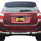 Vanguard Stainless Steel Rear Guards Rear Bumper Guards Bumper Guard for 2014-2018 subaru outback nan