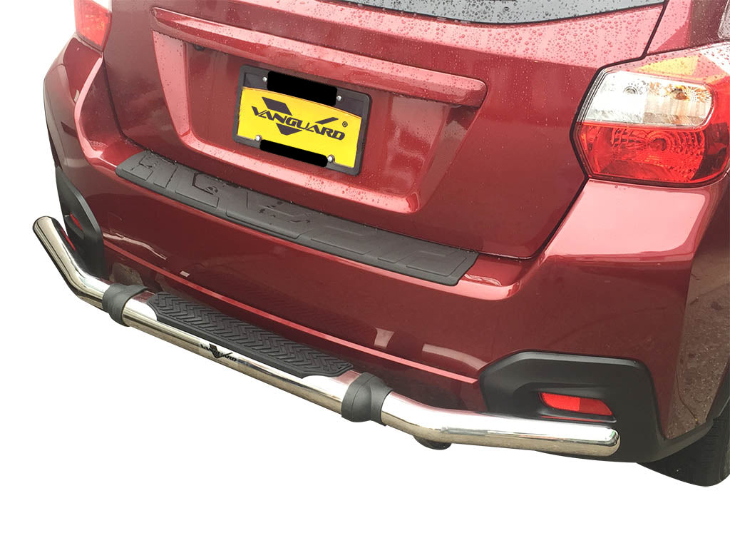Vanguard Stainless Steel Rear Guards Rear Bumper Guards Bumper Guard for 2014-2018 subaru outback nan