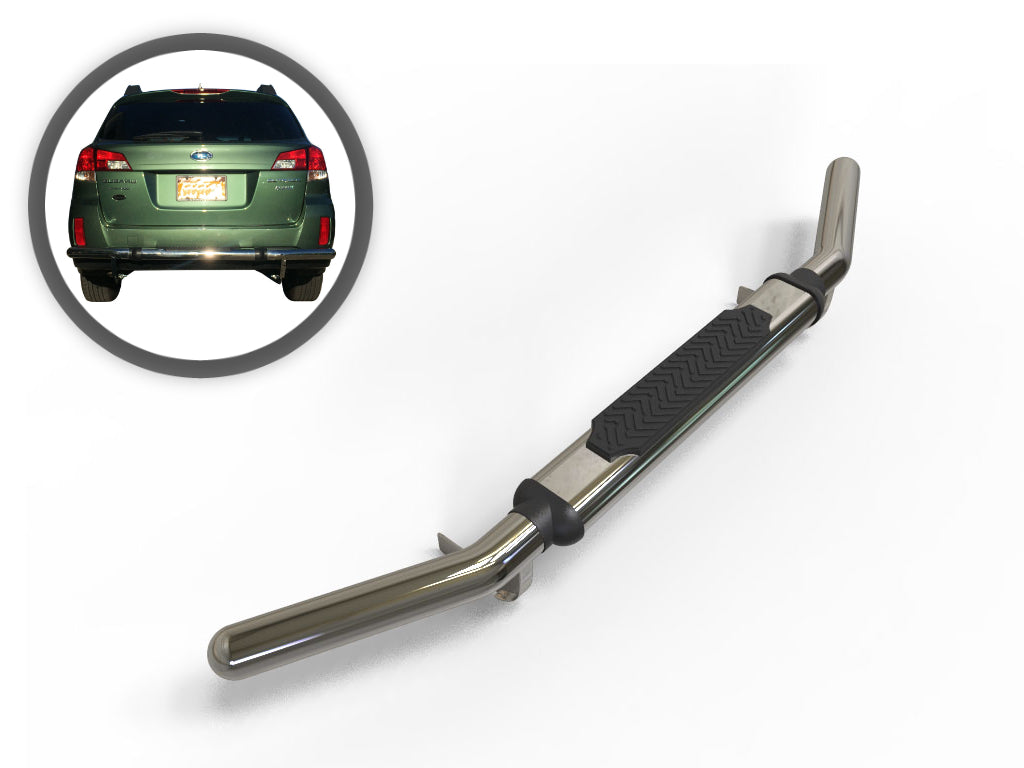 Vanguard Stainless Steel Rear Guards Rear Bumper Guards Bumper Guard for 2007-2013 subaru forester nan